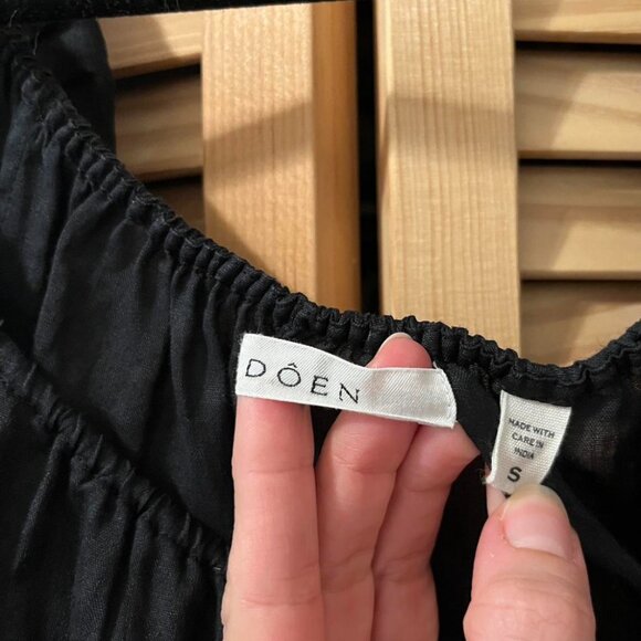 SOLD Doen Sarria Dress - Black - Picture 3 of 4